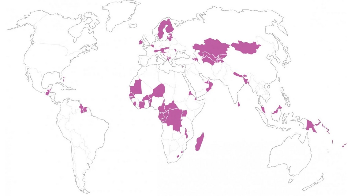 No mention countries