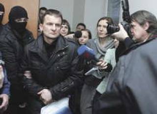 Владимир Вашкевич во время выбора меры пресечения.