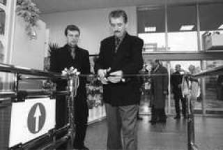  П.КОРОБОВ открывает обновленный универсам Plavnieki.