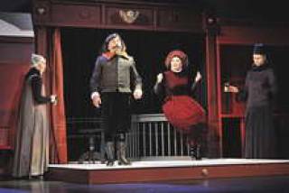 Настасья Петровна (О.Никулина), Князь К. (Яков Рафальсон), Мария Александровна (Т.Лукашенкова) и Зина (Д.Чернецова).