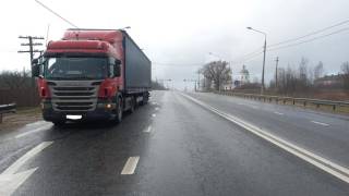 Российские и белорусские фуры даже не пытаются въехать в Латвию