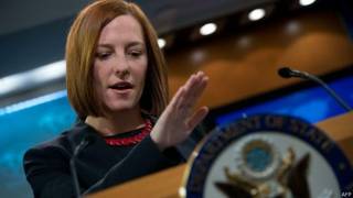 Представитель Госдепа США Джен Псаки: «Если Россия признает так называемые выборы, это лишь послужит ее дальнейшей изоляции».