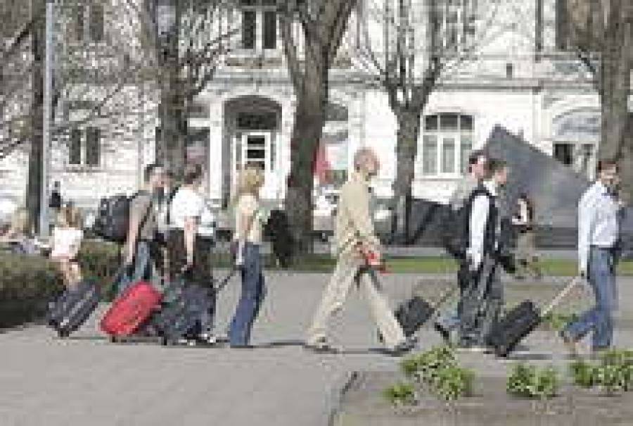 Количество туристов в Латвии сократилось на 14,6%.