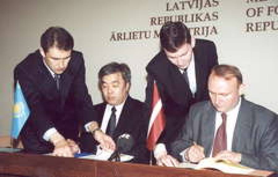 Караван выходит к морю.Казахстан заинтересован в сотрудничестве с Латвией.