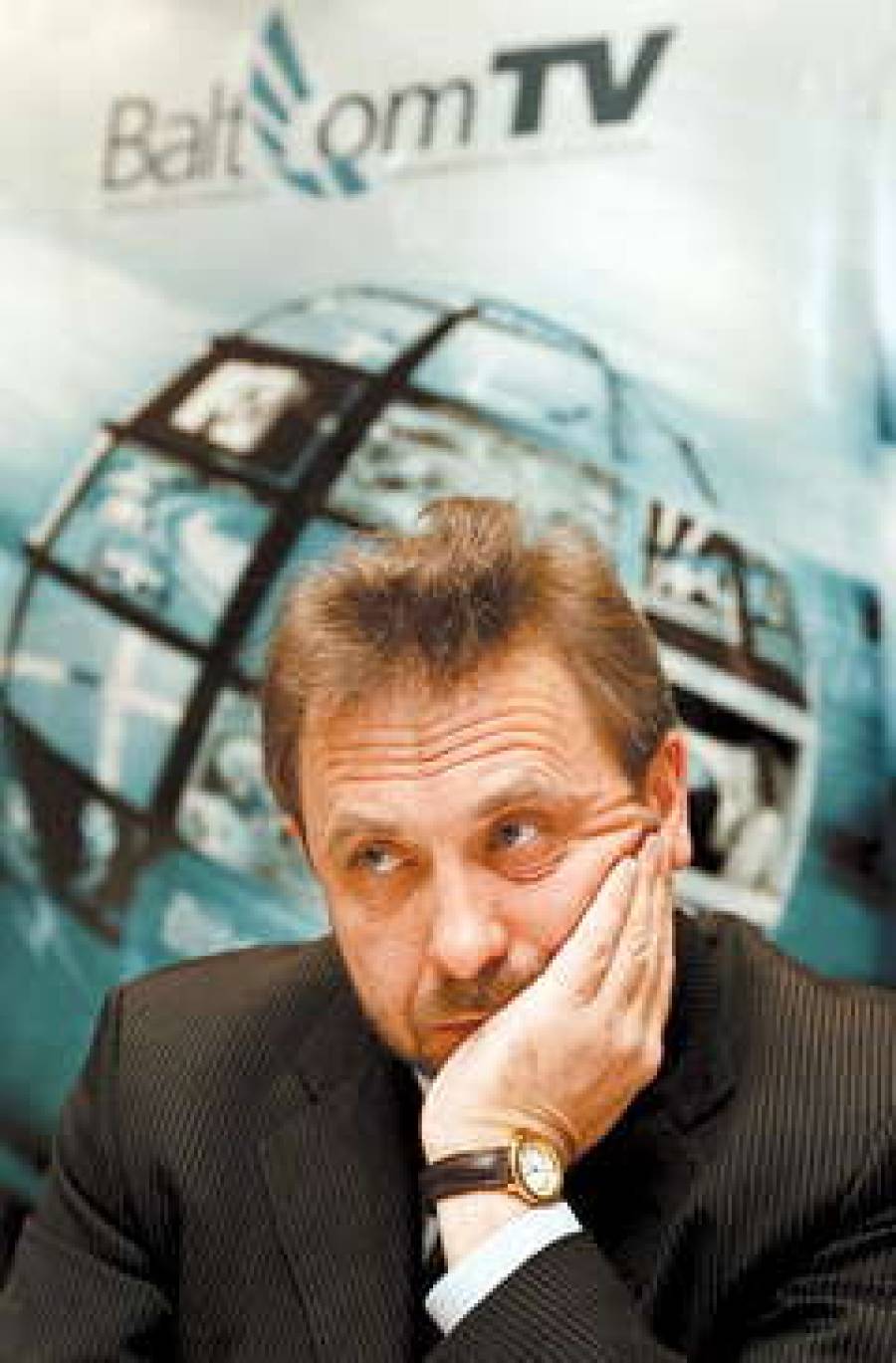  Совладельцу Baltkom TV Петерису ШМИДРЕ есть о чем задуматься.