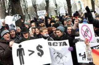 ACTA вывела людей на улицы