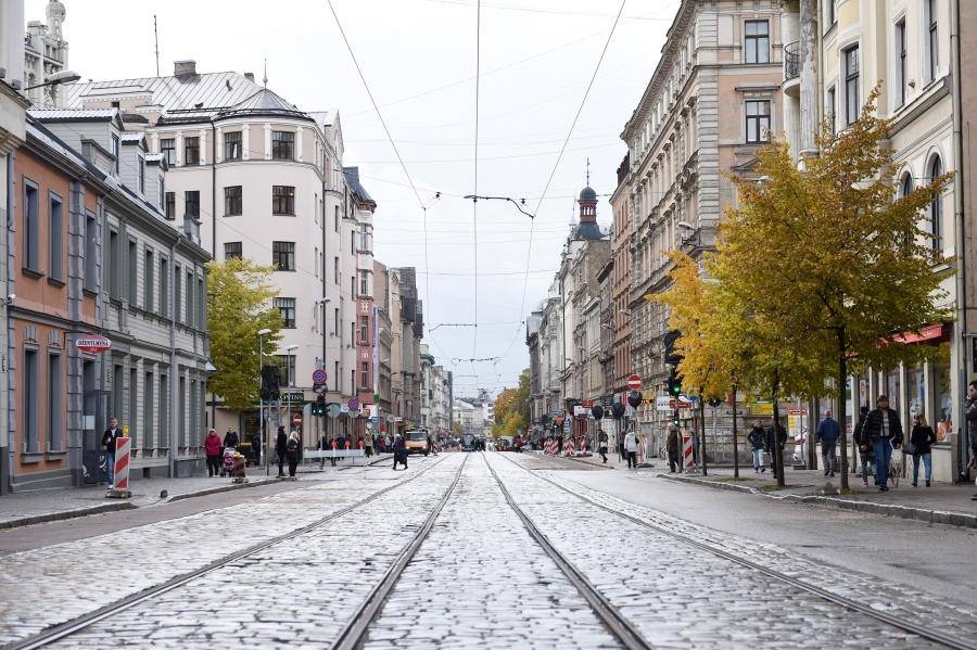 Планы сделать улицу Кр. Барона пешеходной отложили до лета