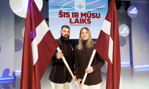 Флаг Латвии на открытии Олимпийских игр понесут Даугавиньш и Германе