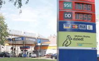 Вчера цены на дизельное топливо на заправках Statoil поставили очередной рекорд.