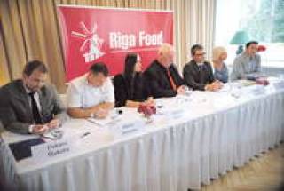 Организаторы выставки Riga Food 2012.