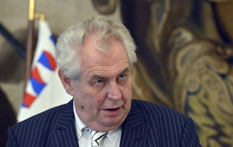 Президент Чехии Милош Земан.