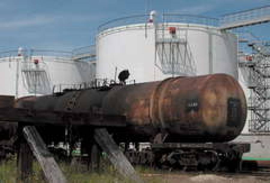  Простой цистерны обходится B.L.B. Baltijas terminals в 8 латов в час.