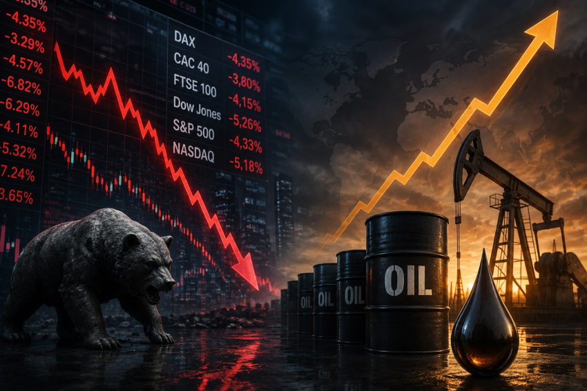 Рынки падают, нефть растёт: инвесторы реагируют на напряженность на Ближнем Востоке