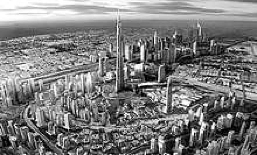 Еще не достроенный Burj Dubai обогнал всех