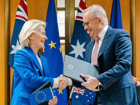 ЕС и Австралия заключили новое торговое соглашение