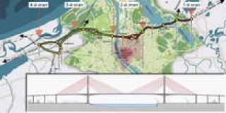 Новый мост соединит Ильгюциемс с улицей Экспорта.