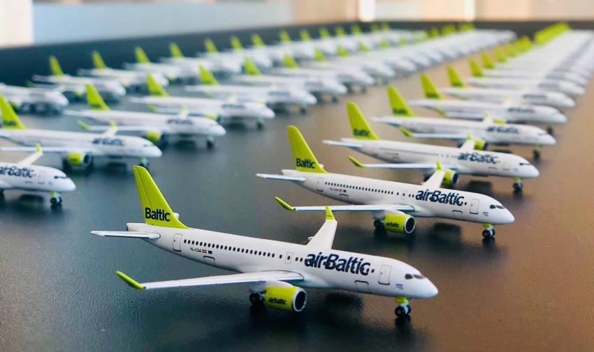 Уменьшилась доля Латвийского государства в национальной авиакомпании airBaltic