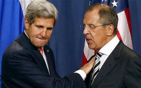 Госсекретарь США Джон Керри и министр иностранных дел России Сергей Лавров.