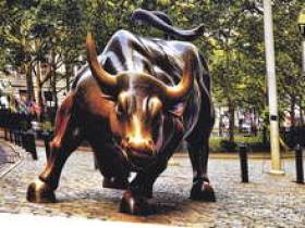 Акции Америки растут.