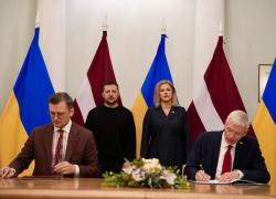 Министры иностранных дел Латвии и Украины подписали договор о техническом и финансовом сотрудничестве между странами
