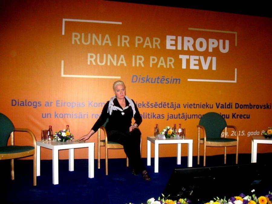 Латвийская бизнес-леди стала переводчицей еврокомиссаров