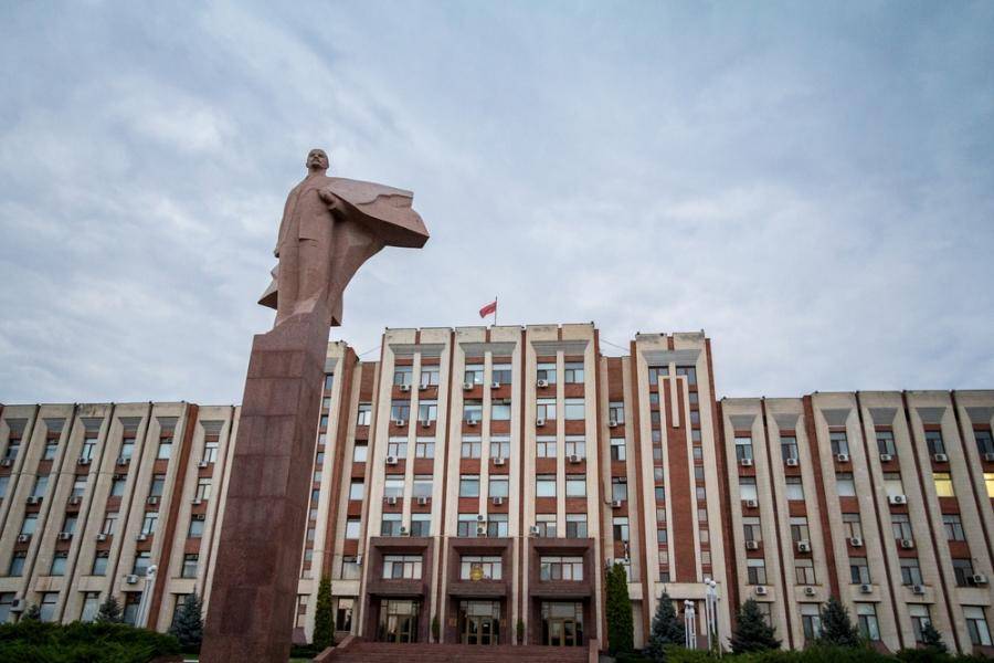 Здание парламента в Тирасполе.