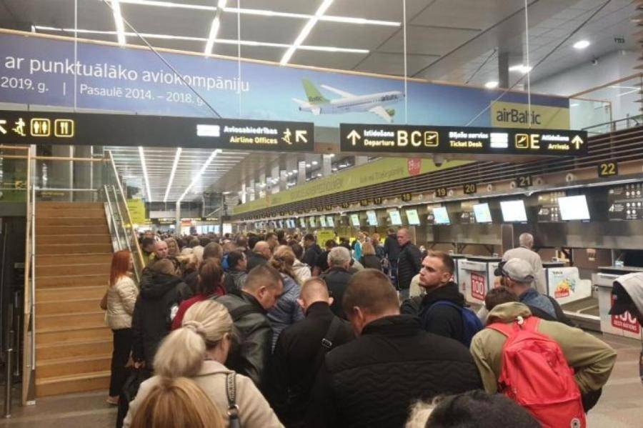 Аэропорт &quot;Рига&quot; за 11 месяцев обслужил на 4,9% больше пассажиров, чем годом ранее