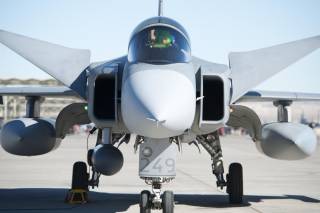 Так выглядит самолет Jas Gripen E.