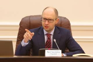 Премьер-министр Украины Арсений Яценюк. 