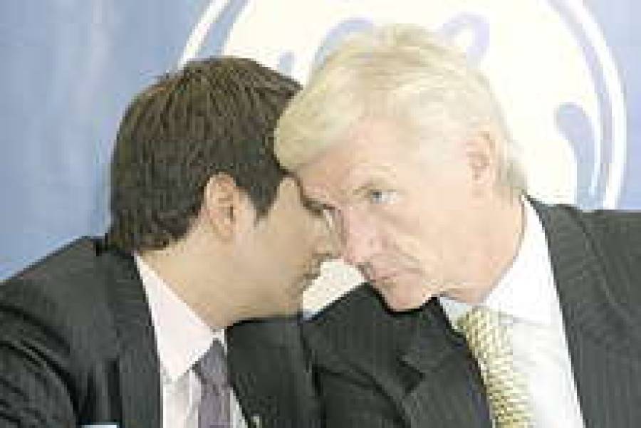 Дмитрий Цимбер (слева) и Нильс Аал.