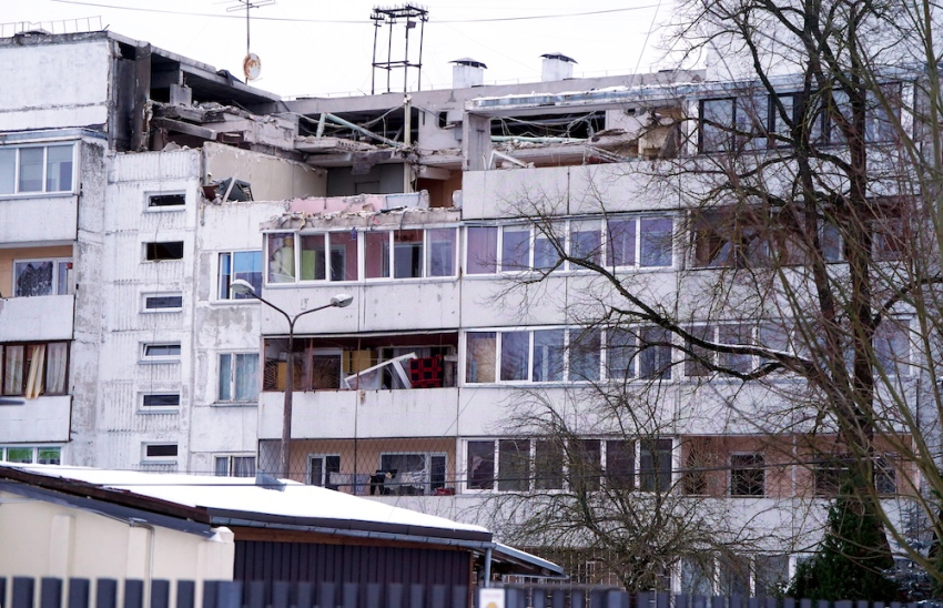 Поврежденный взрывом дом на улице Баускас разрешено восстанавливать