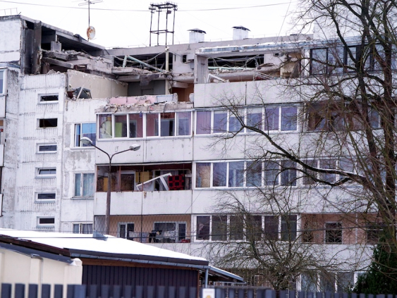 Поврежденный взрывом дом на улице Баускас разрешено восстанавливать