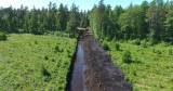Rīgas meži обновило 50 километров дренажных канав: закуплен гусеничный экскаватор