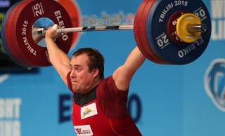 Штангист Плесниекс на чемпионате Европы в Тбилиси разочаровал