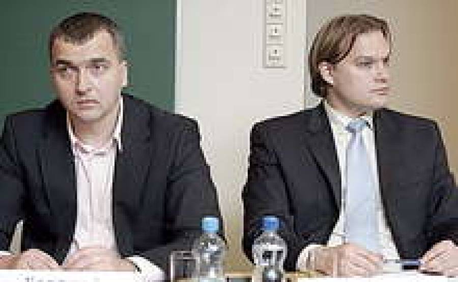 Нормунд Вилнитис (слева) и Артур Звейсалниекс.