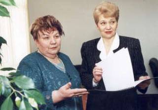  Галина АЛИЕВА и Анна ГРИНКЕВИЧ. 
