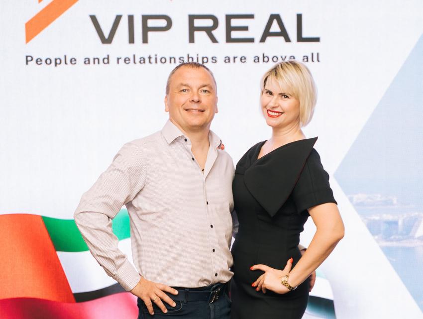 Владельцы компании «VIP Real» Александр Цыкунов и Лара Батова.