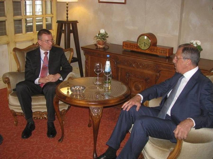 Лавров - Ринкевичу: очень надеемся на первую вахту Латвии в ЕС