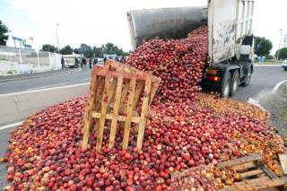 Бывшим колхозникам проще выбросить продукты, чем везти на рынок
