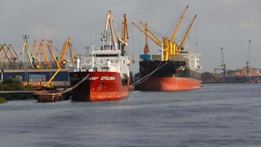 Латвийские порты перевалили на 11,4% меньше грузов в первом полугодии