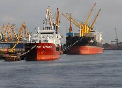 Латвийские порты перевалили на 11,4% меньше грузов в первом полугодии