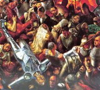 Шарунас Саука. “Грюнвальдская битва” (1989).
