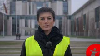 Лидер левых Германии надела жёлтый жилет и призвала немцев к восстанию