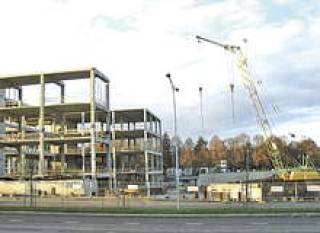 Каркас Тартуского универмага практически готов.