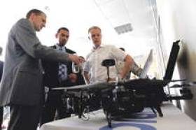 Беспилотный &laquo;квадракоптер&raquo; компании Air Studio готов заступить на охрану мирного неба над Латвией.