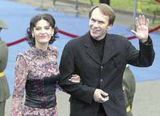 Алексей Гуськов с супругой Лидией Вележевой.