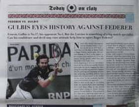 Латвийский теннисист Эрнест Гулбис и так был узнаваемым, но после великолепного выступления в Париже его слава возросла. Что ни день, то материалы на первых полосах популярных газет Европы.