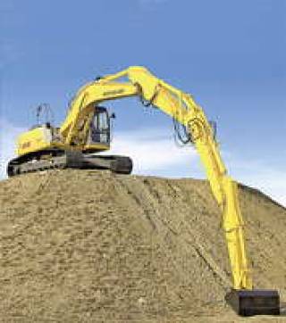 Многофункциональный экскаватор New Holland.