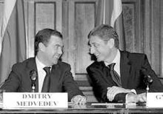 Дмитрий Медведев и  Ференц Дюрчань договорились.