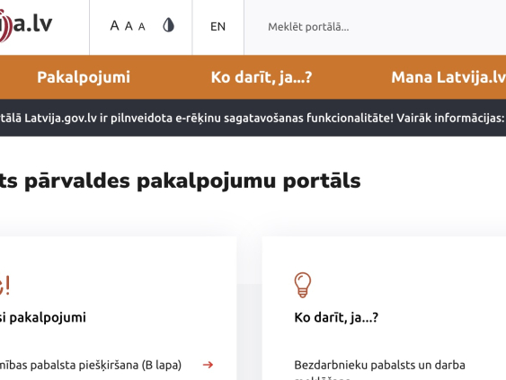 На портале Latvija.gov.lv с субботы вводится электронная очередь